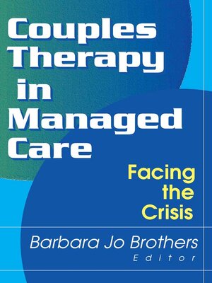 cover image of Couples Therapy in Managed Care